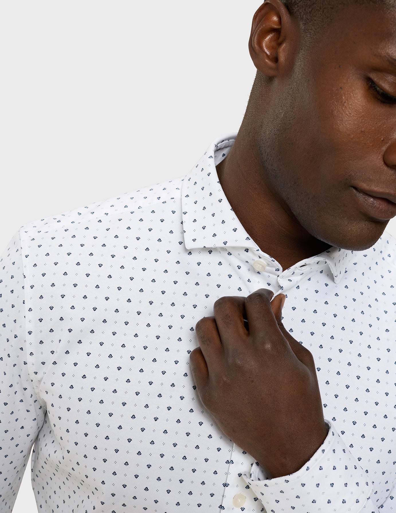 Classic Hemd Floral Bloom Slim